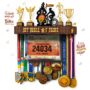My wall of Fame 3 in 1, Medal Trophy & Bib Shelf