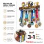 My wall of Fame 3 in 1, Medal Trophy & Bib Shelf