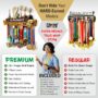 Premium (AS) Achievements Medals Display Hanger Shelf | 2 in 1 Display | Medals & Trophys Premium Unique Display | Holds 60+ Medals | 3-5 Trophys for Athletes