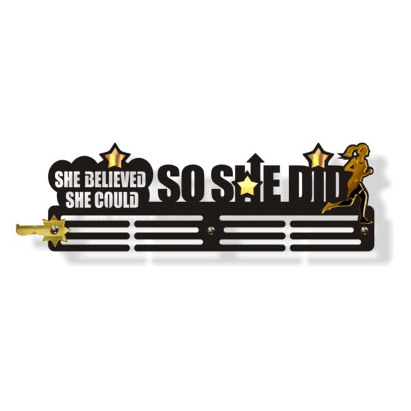 So She Did - Medal Hanger