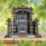 SM2 Big Stone Mandir Makhar Paper Decoration
