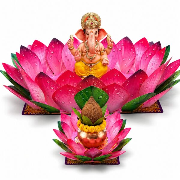 Shree Space Shree Lotus Foldable Paper 3D Lotus Set of 2 Lotus