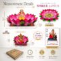 Shree Space Shree Lotus Foldable Paper 3D Lotus Set of 2 Lotus