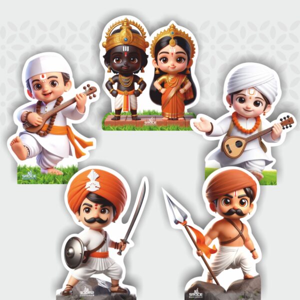 Bhakti-Shakti -Kids Decoration, 3D Paper Decoration