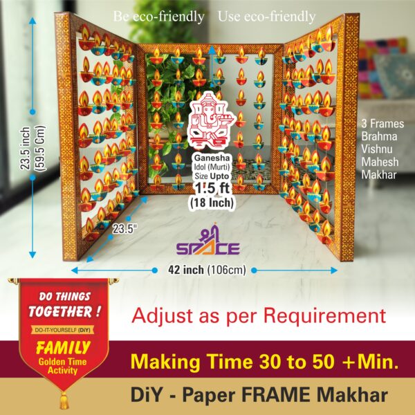 3F Multipurpose DIY Frame Paper DIY festival decoration