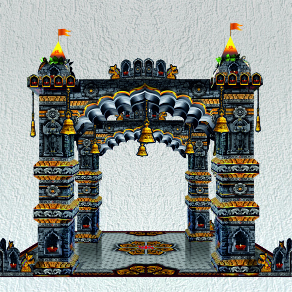 Shree Space - Mandap Makhar | Ganpati Decoration | Idol upto 18 inch | Eco-friendly | DIY