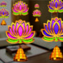 lotus wall decoration
