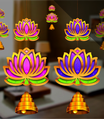 Lotus Wall Decor - Paper decoration