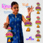 Lotus Wall Decor - Eco-friendly Paper decoration for all Festival, Pooja, Home Decor