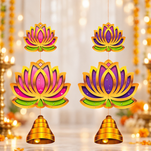 Lotus wall decor pack of 18 nos