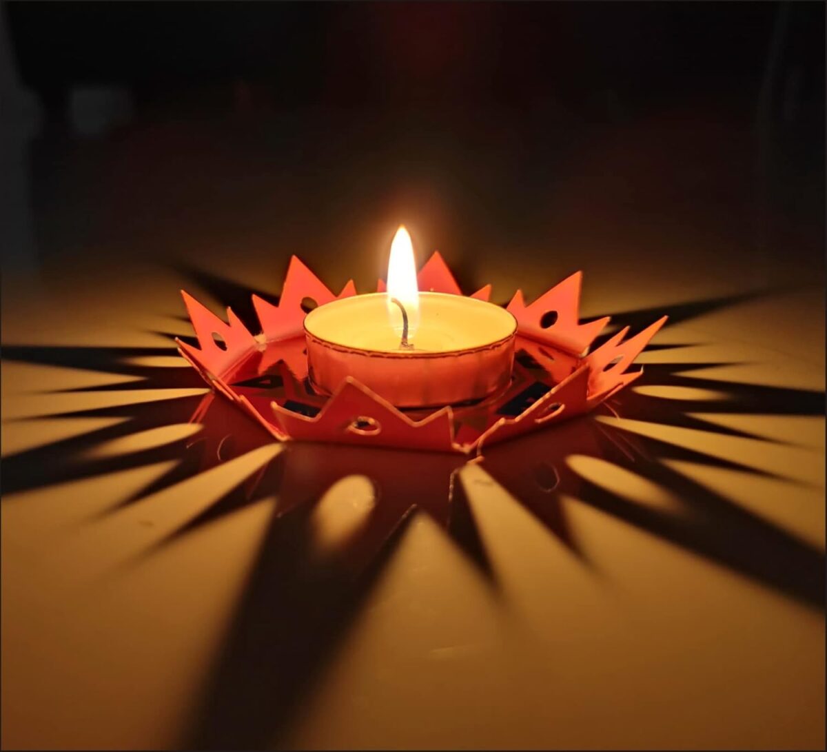 Paper Tealight Candle Holder