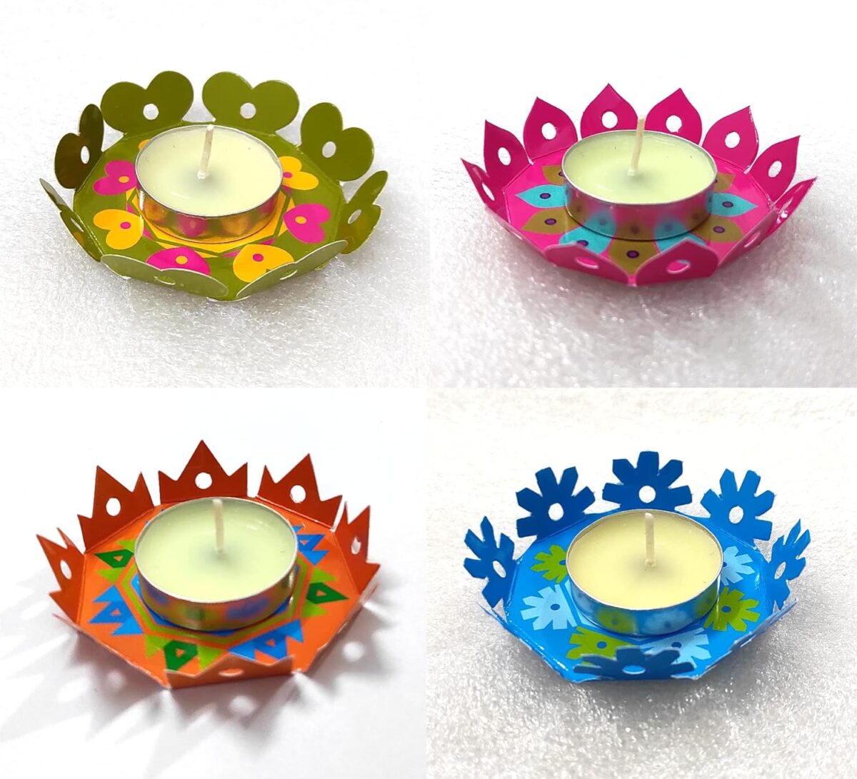 Wow Shadow Candle Holder with 10 nos of wax candlee