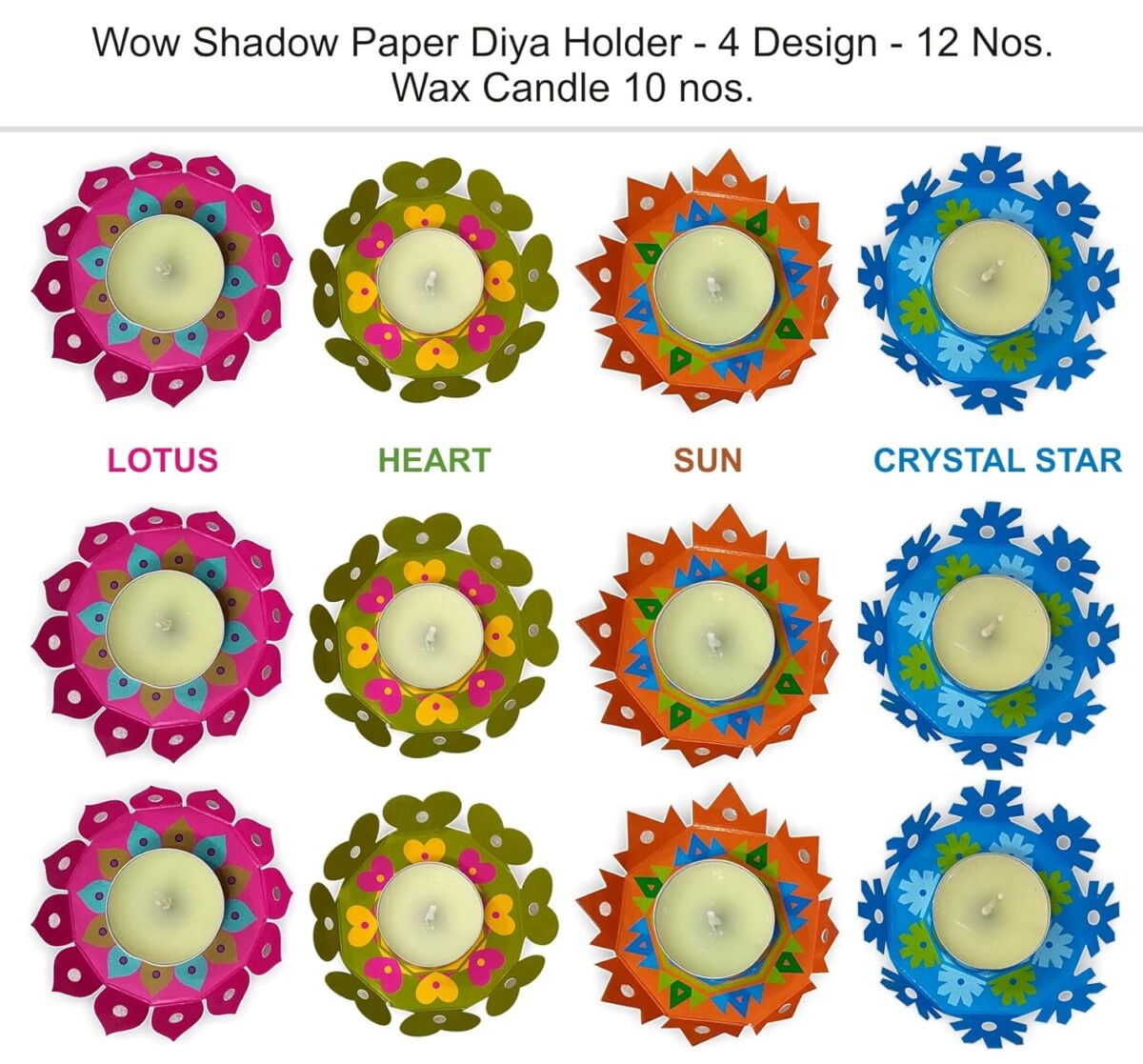 Wow Shadow Candle Holder