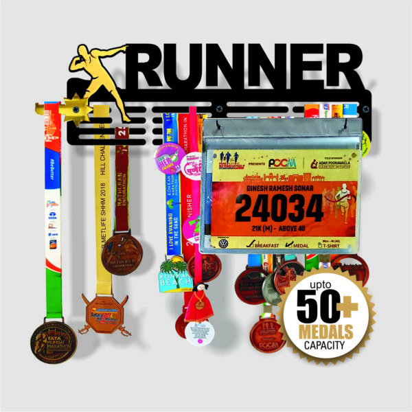 Runner BIB Medal Hanger