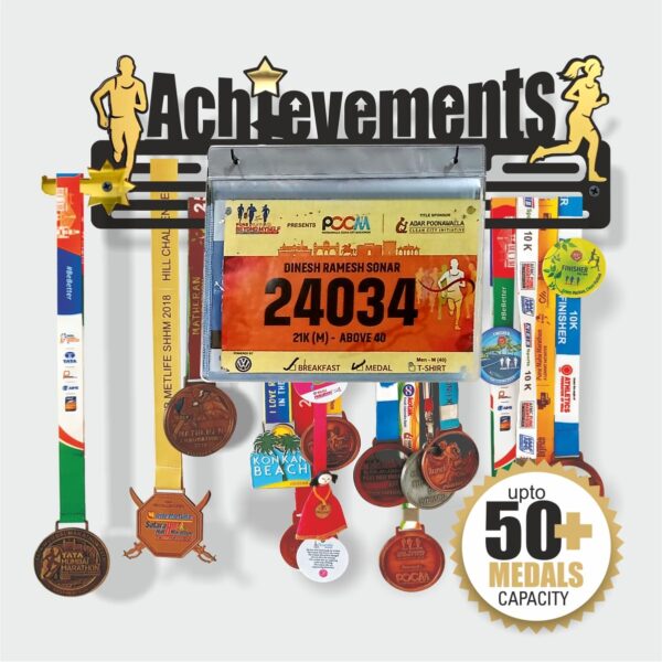 Achievements BIB Medal Hanger