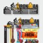 Ironman BIB Medal Hanger