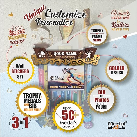 Personalize Medal / Trophy Display 2025