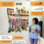 Large Personalize Medal & Trophy Shelf