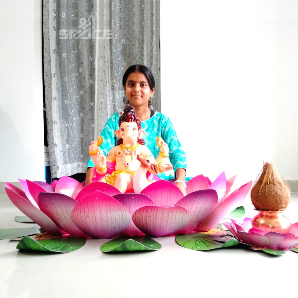 Paper Lotus Decoration - Festive Decor