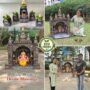 Vitthal Mandir Makhar Foldable Diy Paper Decoration Shree Space