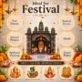 Vitthal Mandir Makhar Foldable Diy Paper Decoration Shree Space