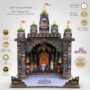 Vitthal Mandir Makhar Foldable Diy Paper Decoration Shree Space