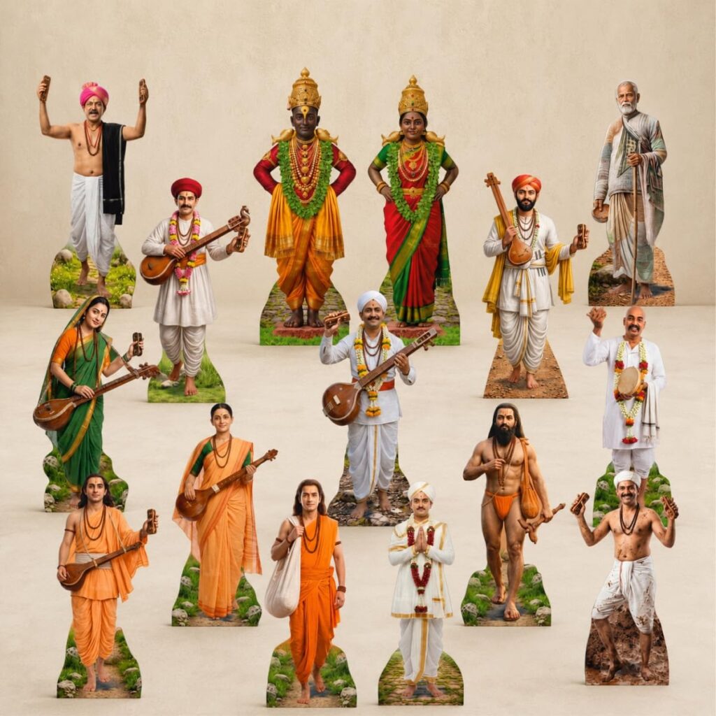 Sant Varkari Premium Standee Set –Maharashtra’s Great Saints