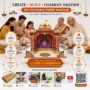 A1 Mandir Makhar-Deepstambh - DIY Paper Decoration