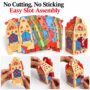Zharokha with Lighting (ZWL) DIY Paper Lanterns Pack of 8