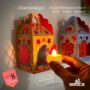 Zharokha with Lighting (ZWL) DIY Paper Lanterns Pack of 8