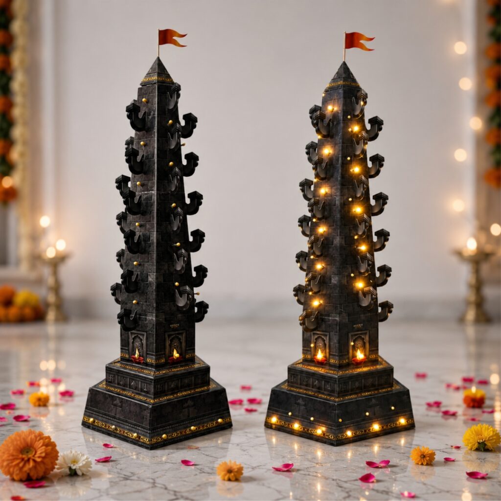DIY Paper Deepstambh for Diwali Decoration at Home & Office